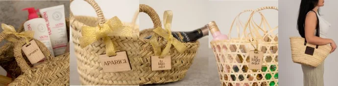 Cestas para regalo naviceño personalizadas