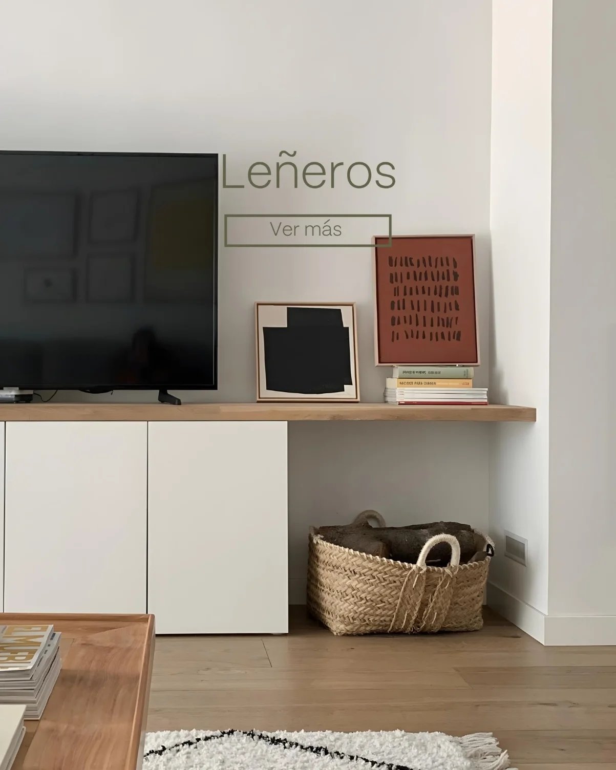 cestas leñeras de esparto