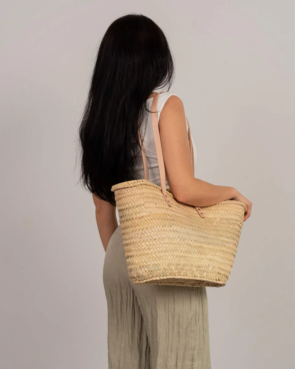 Capazo de mimbre personalizado APARICI muy grande