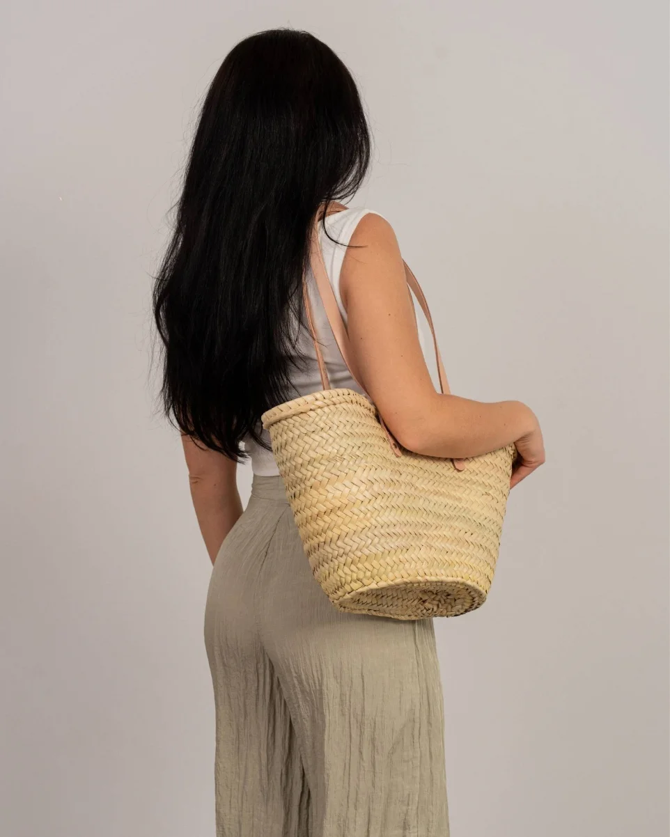 Capazo de mimbre personalizado APARICI grande