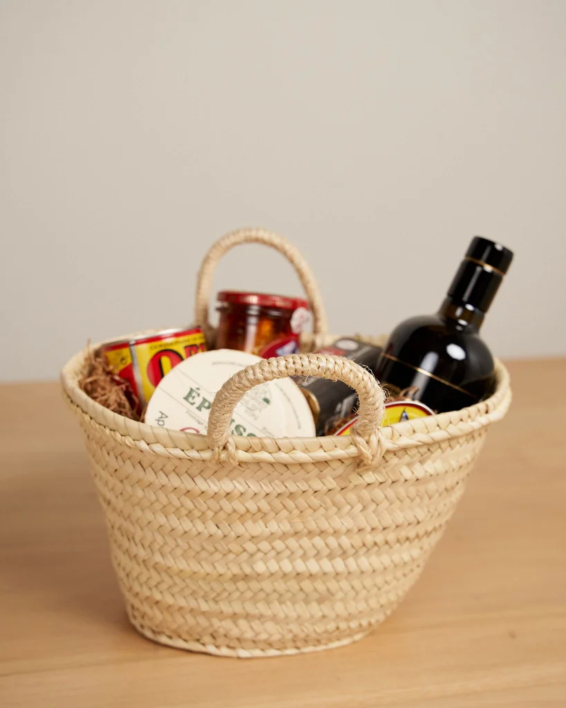 capazo numero 5 cesta gourmet regalo