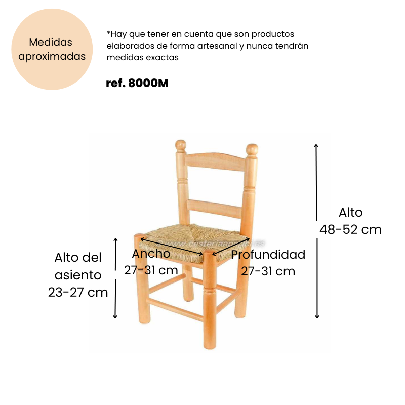 Silla de enea infantil miel