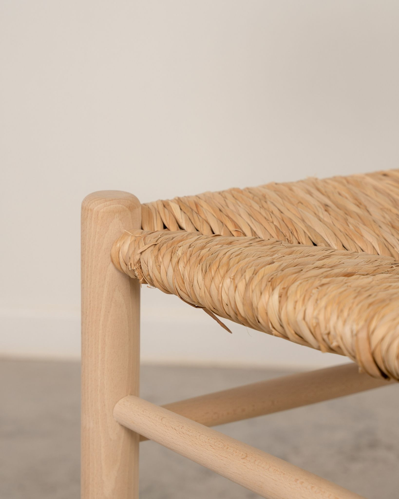 Silla de enea y haya Lea natural