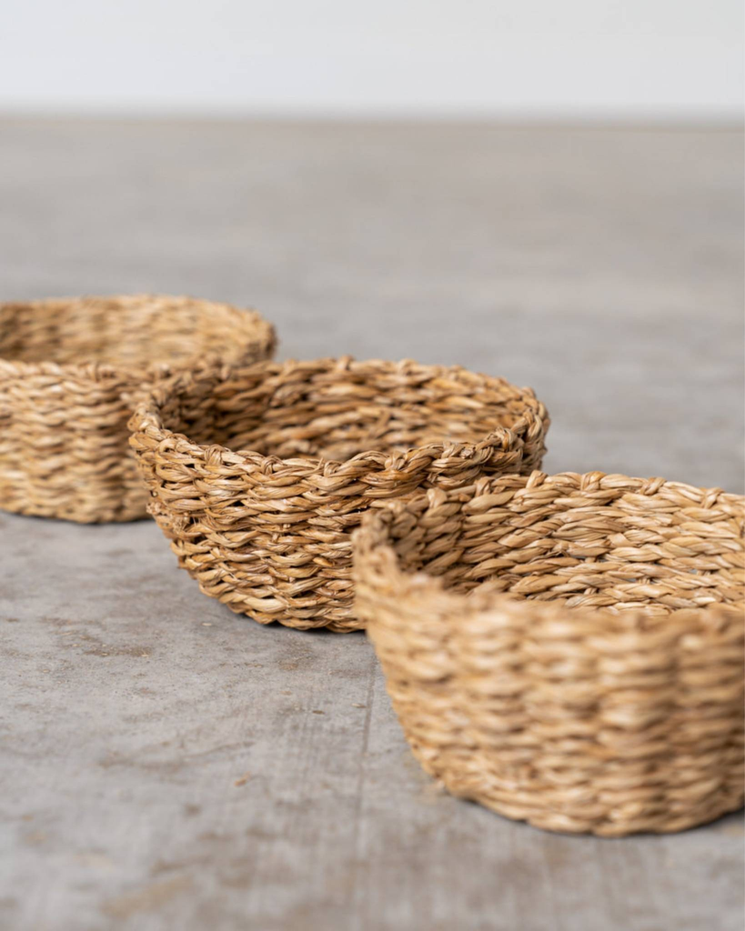 Bols de seagrass Pack de 3 unidades