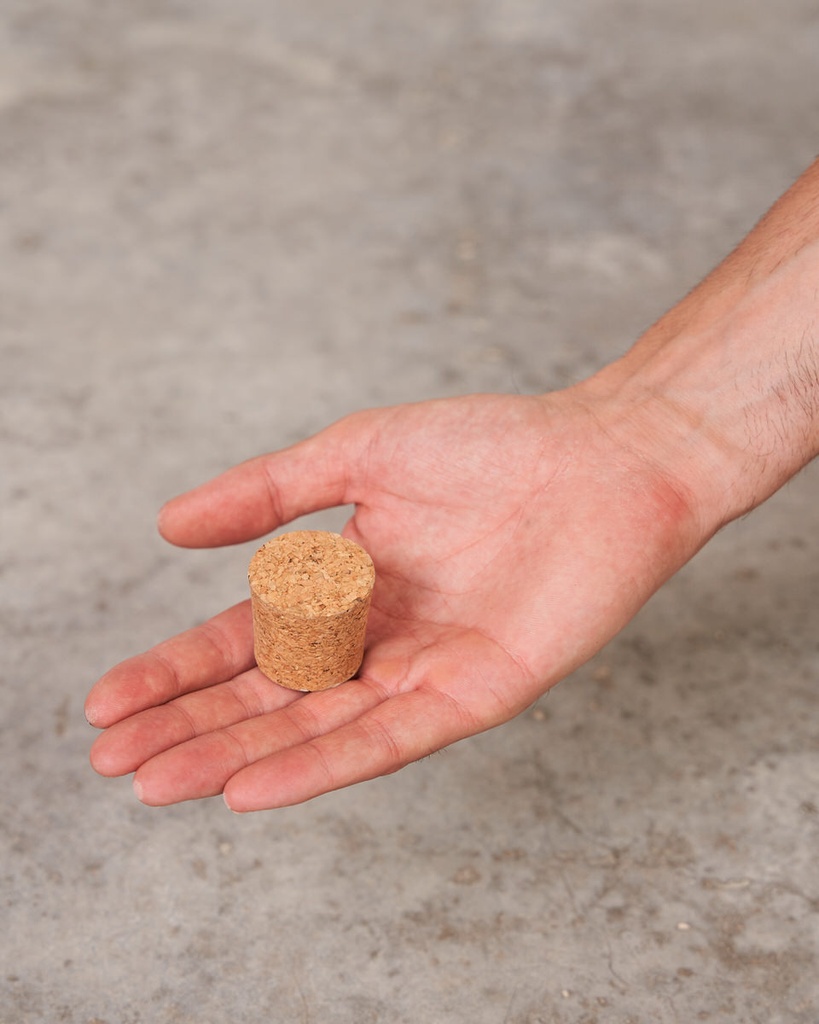Tapón de corcho para garrafa de boca estrecha pack de 3 unidades