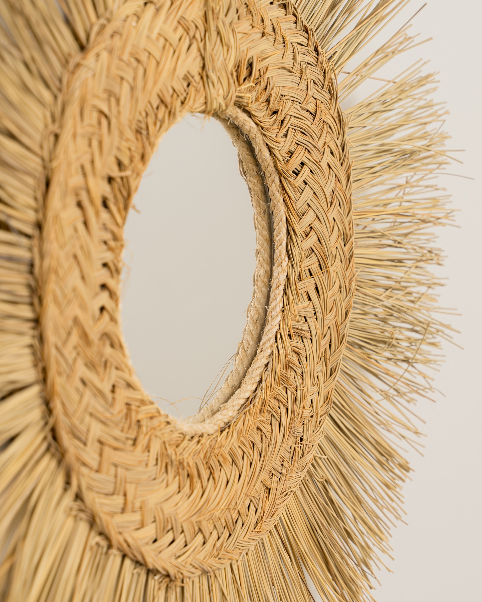 Espejo de esparto Zante