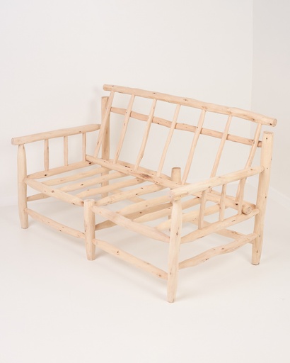 [8215] Sofá de madera natural Unha