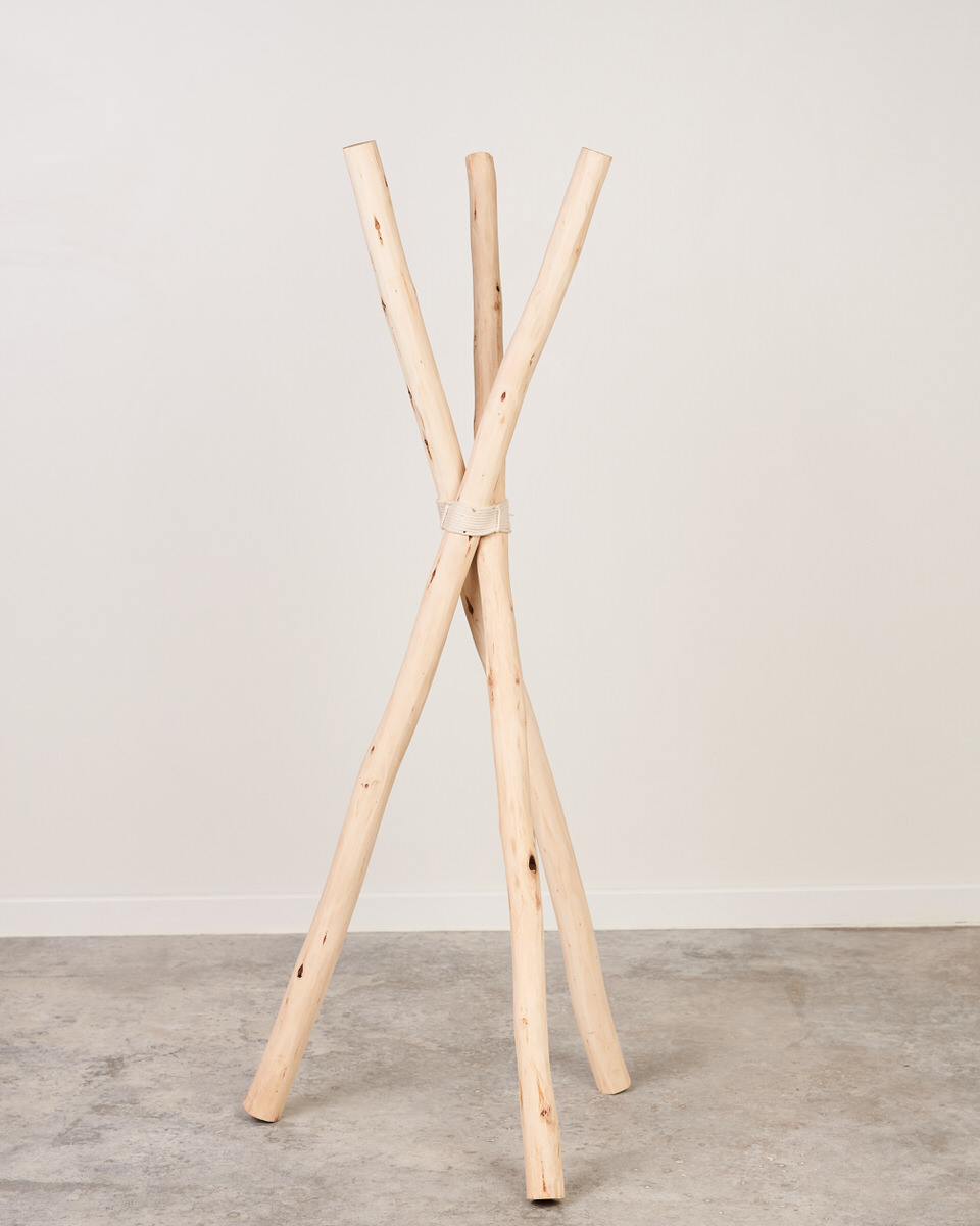 Soporte de madera para cirios Ignis