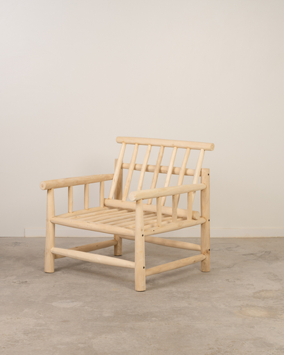 [8214-T] Sillón de madera de teca Unha