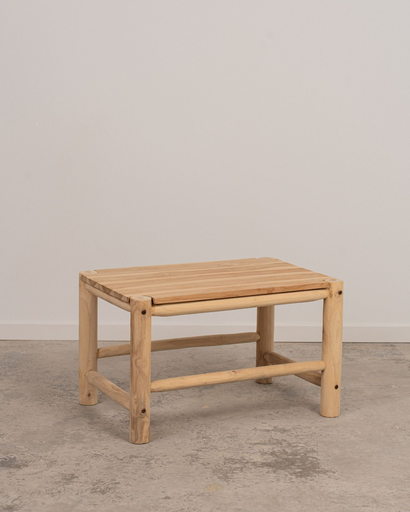 [8217-T] Mesa auxiliar de madera de teca Saona