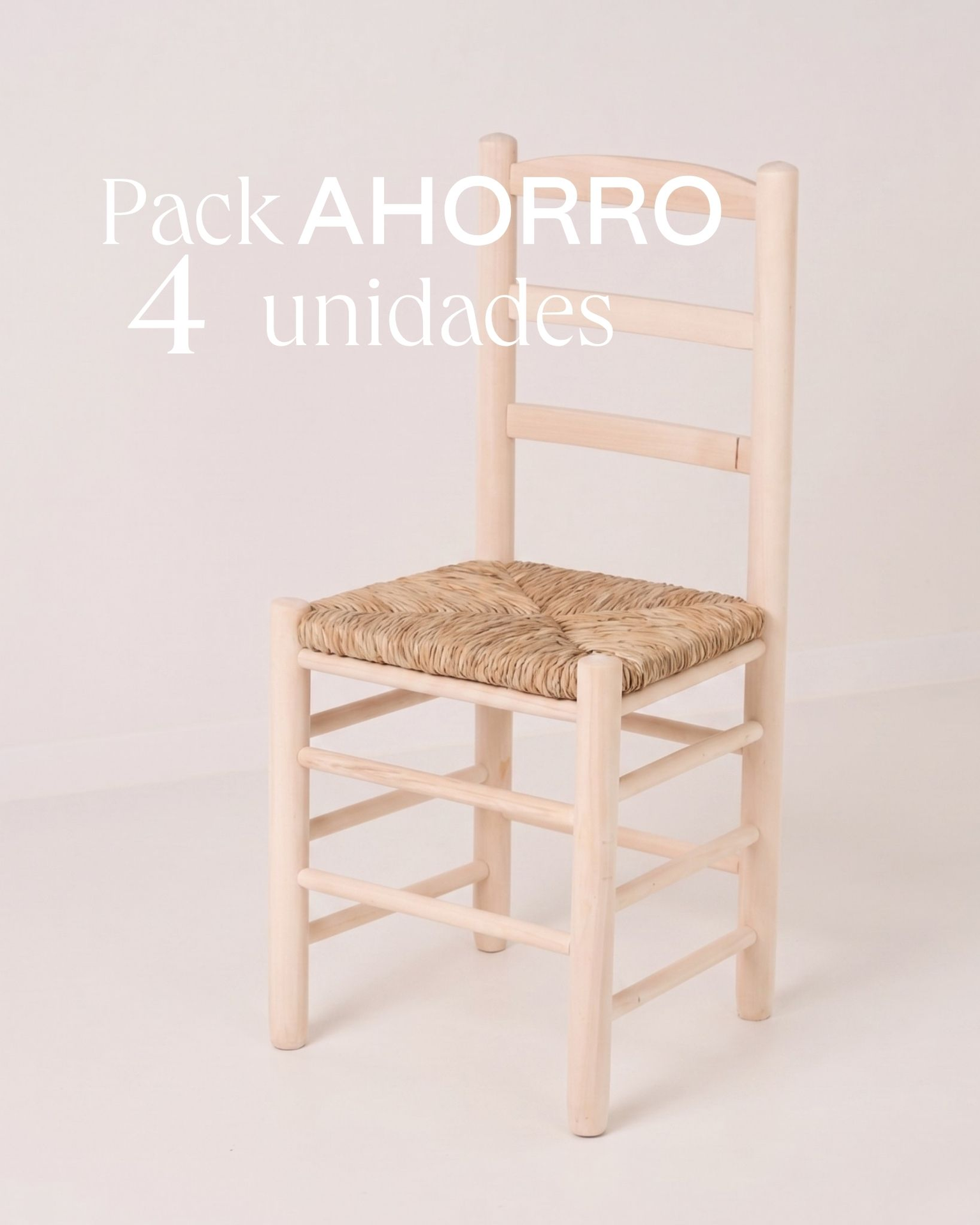Pack de 4 sillas Básicas