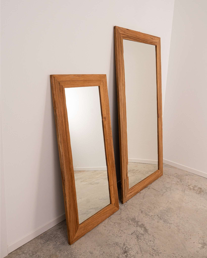 [6999P] Espejo de teca Savina pequeño