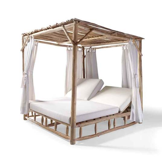 Cama Balinesa de Teca Alalli