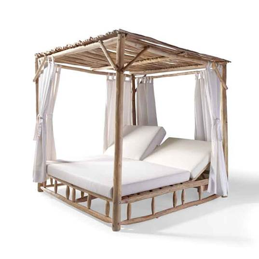 Cama Balinesa de Teca Alalli