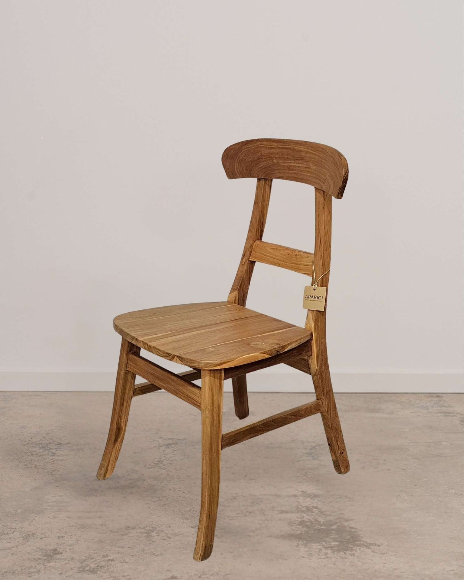 Silla de teca Nature apilable