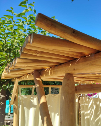 [8232] Sombra o decoración para techo y paredes de teca