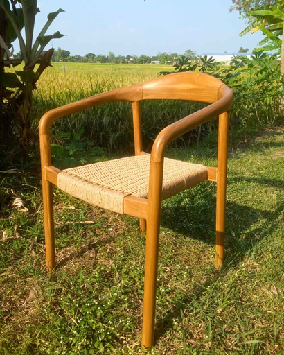 [8041] Silla Nara de madera de Teca para Exterior Cubierto